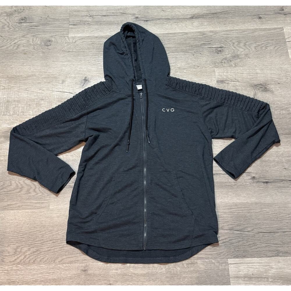 Constantly Varied Gear CVG Hoodie XL Zip Up Ribbed Moto Sleeve Athletic Jacket